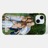 Foto Personalisierter Name Maßgeschneiderter Case- Case-Mate iPhone Hülle (Rückseite (Horizontal))