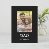 Foto Personalisierter Papa Est (Stehend Vorderseite)