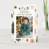 Foto | Personalisierter Weihnachtsbaum Karte (Vorderseite)