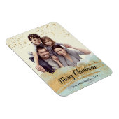 Foto personalisierter Weihnachtsmagnet, Goldminze Magnet (Rechte Seite)