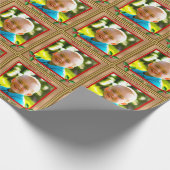 FOTO personalisiertes Weihnachtsverpackungs-Papier Geschenkpapier (Ecke)