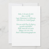 Foto Personalizada 90 Años Fiesta de Cumpleaños Einladung (Rückseite)