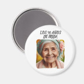 Foto Personalizada Los 90 Años De Magnet (Vorderseite/Rückseite)
