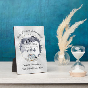 Foto Personalize 60th Wedding Anniversary Plaques Fotoplatte