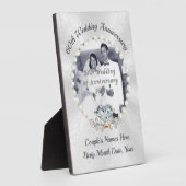 Foto Personalize 60th Wedding Anniversary Plaques Fotoplatte (Seite)