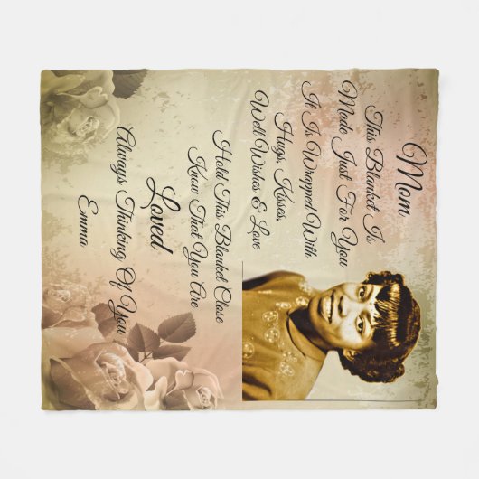 Foto personalize Fleece Blanket (Vorderseite (Horizontal))