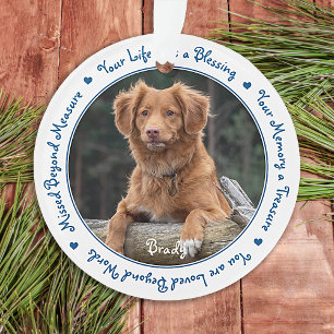 Foto Pet Loss Beileid Pet Memorial Ornament