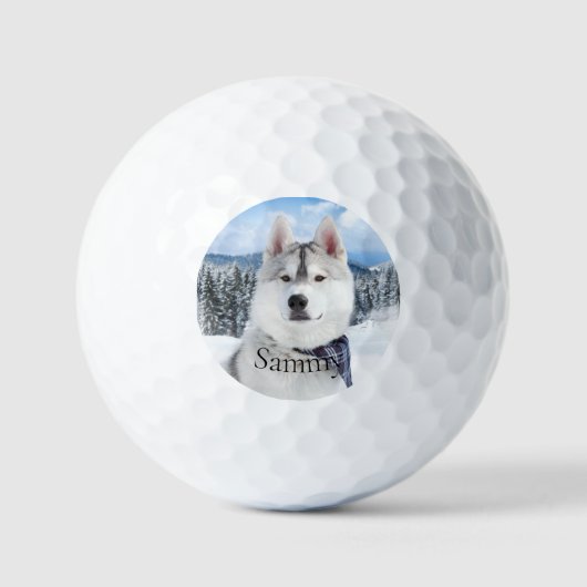 Foto Pet Name Golf Balls Golfball (Vorderseite)