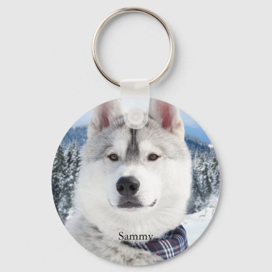 Foto Pet Name Schlüsselanhänger (Vorderseite)