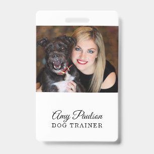 Foto-Pet-Services-Abzeichen für Hunde-Trainer Ausweis