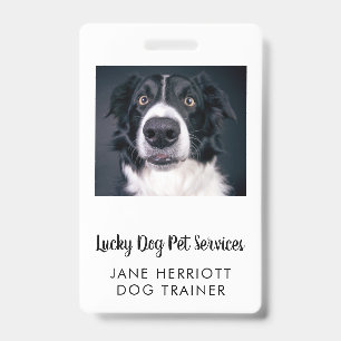 Foto-Pet-Services-Abzeichen für Hunde-Trainer Ausweis