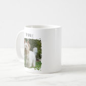 Foto Pet-Tasse mit Name Kaffeetasse (Vorderseite Links)