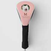 Foto Pfirsichfarben Personalisiert Golf Headcover (Vorderseite)