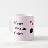 Foto-Pfosten für ein benutzerdefiniertes rosa Haus Kaffeetasse (Vorderseite Links)