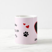 Foto-Pfosten für ein benutzerdefiniertes rosa Haus Kaffeetasse (Mittel)