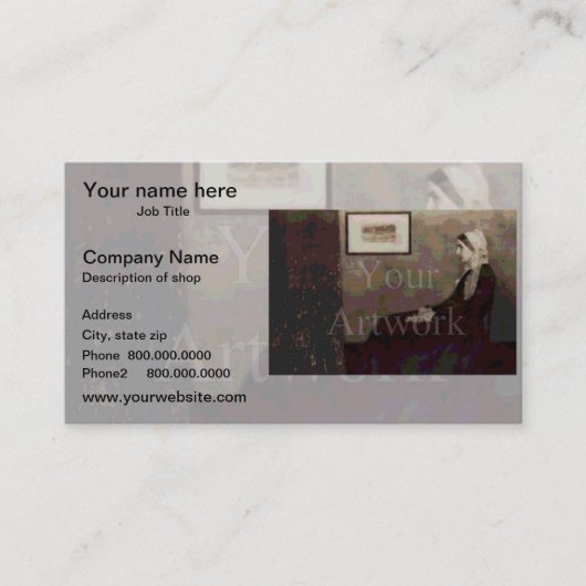 Foto Phantom Hintergrundvorlage Visitenkarte (Vorderseite)