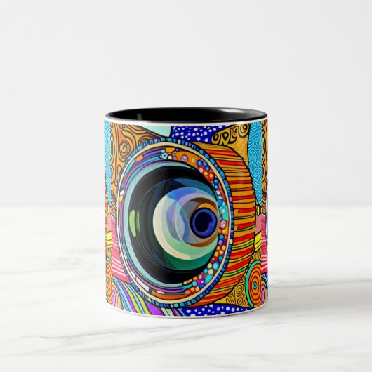 Foto Phun Zweifarbige Tasse (Mittel)