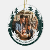 Foto Pine Tree Keramik Ornament (Links)