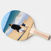 Foto Ping Pong Paddle Geschenk für Ihre Fotos Tischtennis Schläger (Seitenansicht)