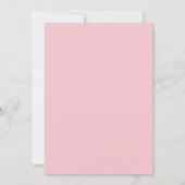Foto Pink 74. Geburtstagsfeier Abendessen Einladung (Rückseite)