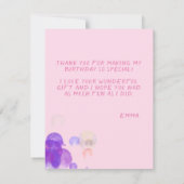 Foto Pink Bubbles Giro Kindergeburtstag Party (Rückseite)