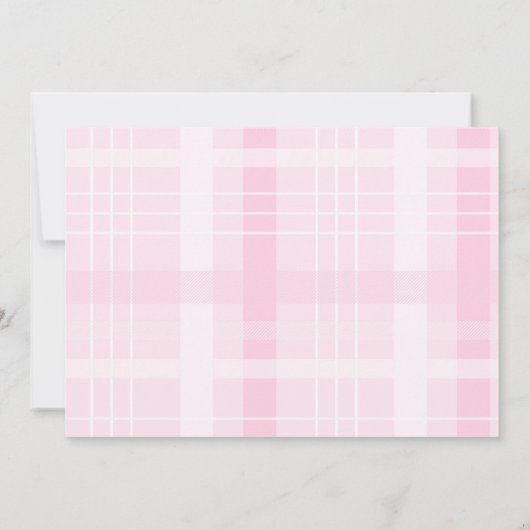 Foto Pink Coquette Bow Abschluss Ankündigung (Rückseite)