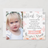 Foto Pink Onederlander Vielen Dank Einladung (Vorderseite)