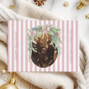 Foto Pink Ribbon Kiefer Familie Weihnachten