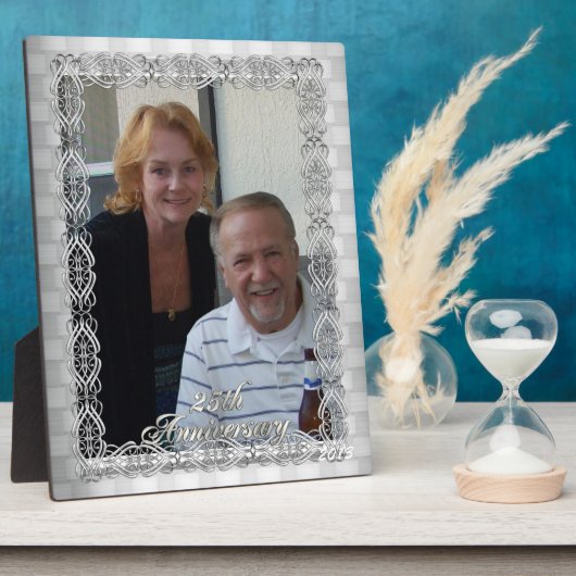 Foto-Plakette zum 25. Jahrestag Fotoplatte (Seite)