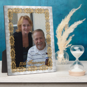 Foto-Plakette zum 50. Jahrestag Fotoplatte