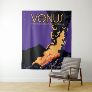 Foto Planet Venus Weltraumkunst Print Wandteppich