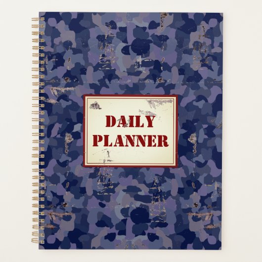 Foto Planner - Blue Camouflage HAMbWG Planer (Vorderseite)