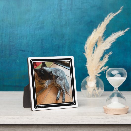 Foto Plaque Black Border HAMbWG Fotoplatte (InSitu)