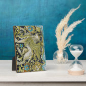 Foto Plaque - Deruta Tile Lion Fotoplatte (Seite)