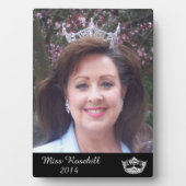 Foto Plaque Fotoplatte (Vorderseite)