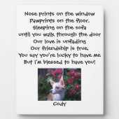 Foto Plaque Fotoplatte (Vorderseite)