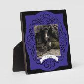 Foto Plaque in beliebiger Farbe Fotoplatte (Vorderseite)