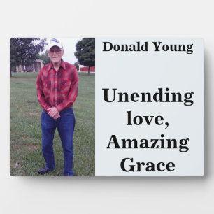 Foto Plaque, Memorial Custom Fotoplatte