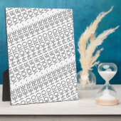 Foto Plaque mit Easel, Vorlage, Ihr Foto hier Fotoplatte (Seite)