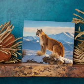 Foto Plaque-Mountain Lion Fotoplatte (Seite)