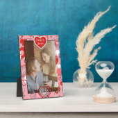 Foto Plaque - Vertikaler Rahmen - Herz (Seite)