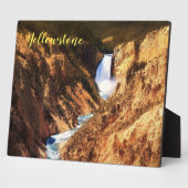 Foto Plaque-Yellowstone Falls Fotoplatte (Seite)