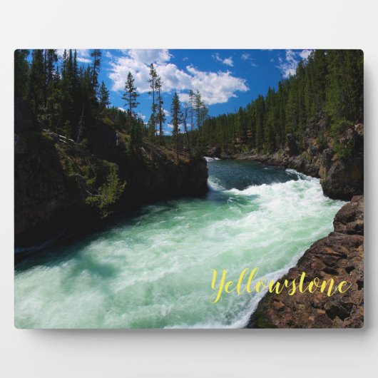 Foto Plaque-Yellowstone Fluss Fotoplatte (Vorderseite)