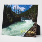 Foto Plaque-Yellowstone Fluss Fotoplatte (Seite)