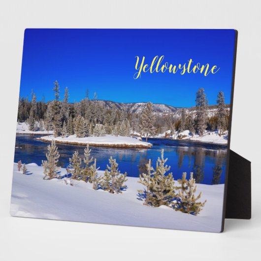 Foto Plaque-Yellowstone Fotoplatte (Seite)