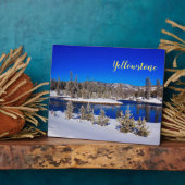 Foto Plaque-Yellowstone Fotoplatte (Seite)