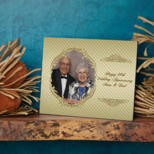 Foto Plaque zum 50. Hochzeitstag Fotoplatte