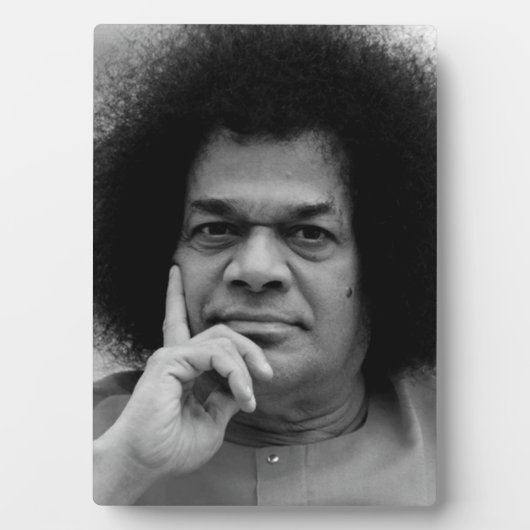 Foto Plaques mit Esel Sathya Sai Baba Fotoplatte (Vorderseite)