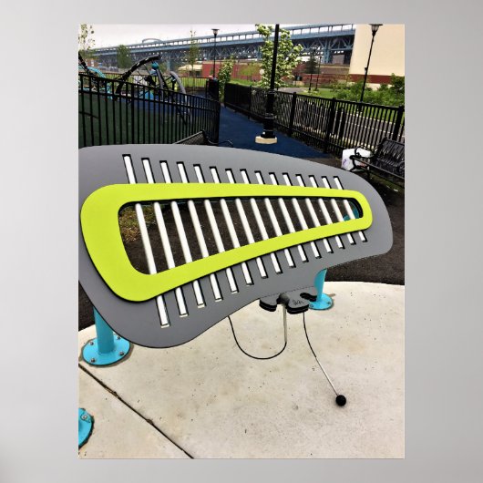 Foto Playground Xylophone Poster (Vorne)