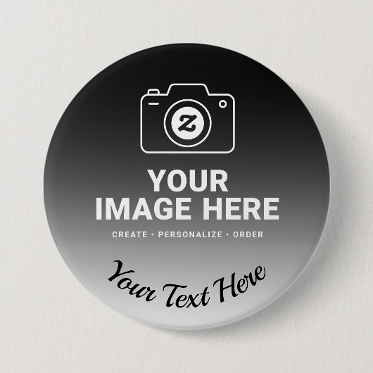 Foto plus benutzerdefinierte Nachricht Button (Vorderseite)